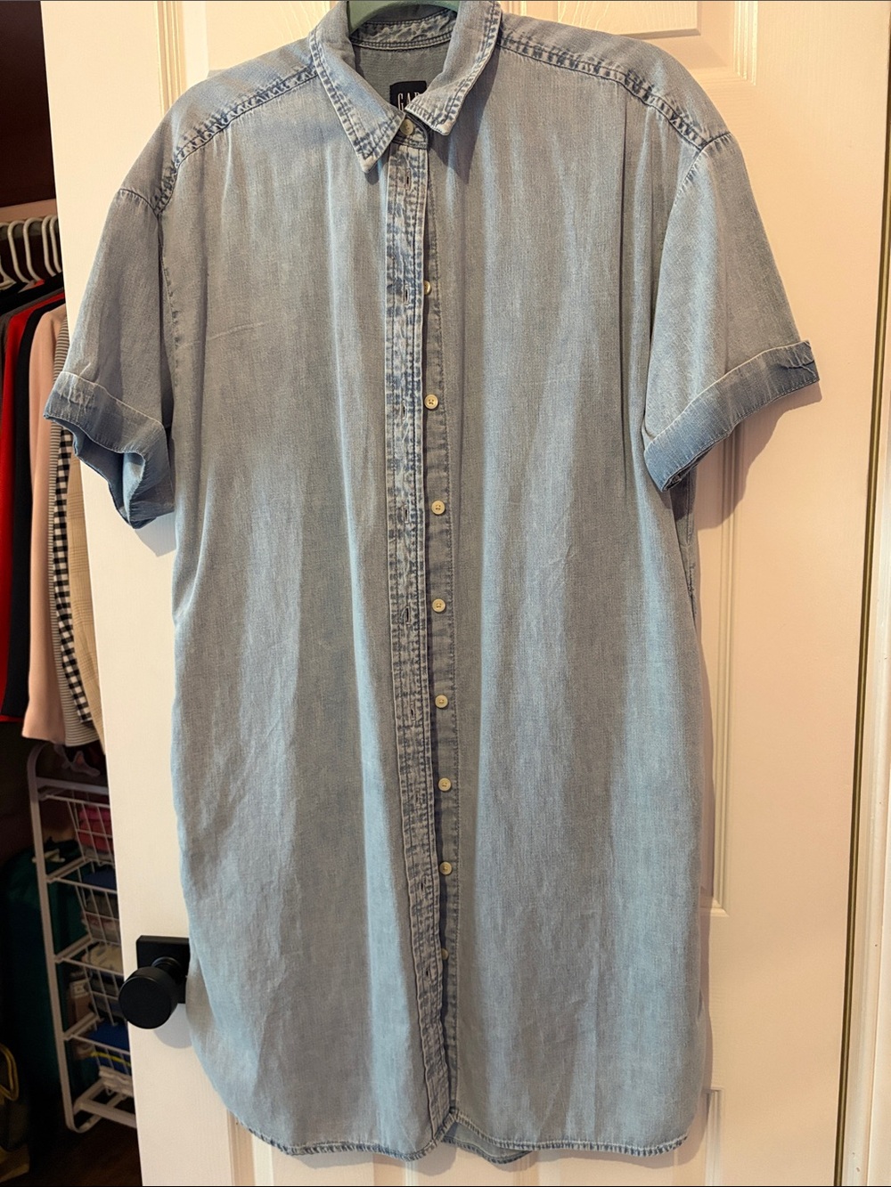 Gap Denim Shirt Dress with Pockets